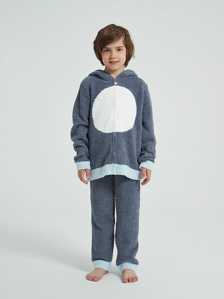Oğlanlar üçün Payız və Qış Fleece Pijama