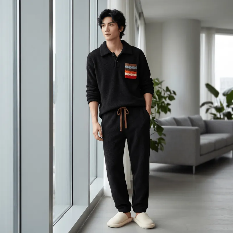 Kişilər üçün Fleece Pijama
