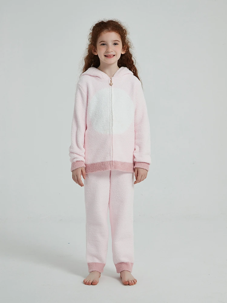 Girls Autumn and Winter Fleece Pajamas